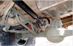 Electric parking brake controller for drive shaft, drive train applications